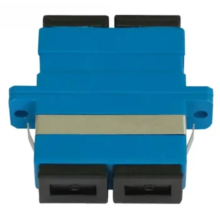 SC Duplex MM Plastik Adaptör Aqua