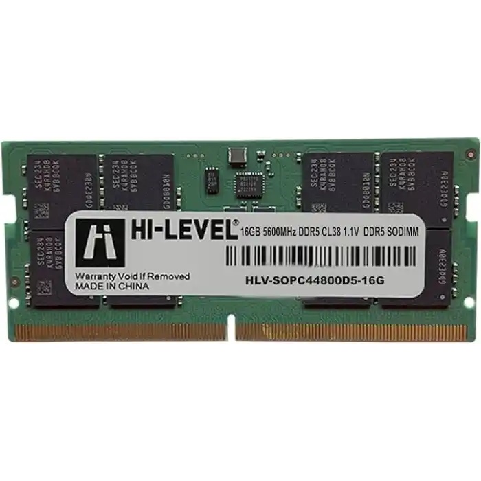 HI-LEVEL HLV-SOPC44800D5-16G 16GB DDR5 5600MHz Notebook Bellek