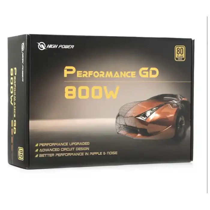 HIGH POWER HP1-J800GD-F12S 800W 80+ Gold Siyah 12cm Fanlı Power Supply