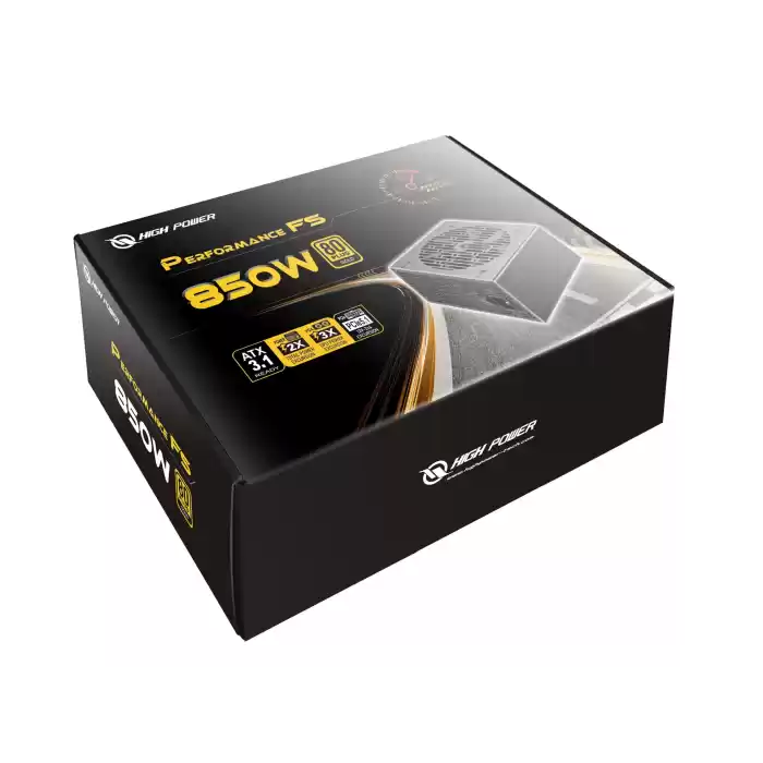HIGH POWER HP1-S2850GD-F12S 850W 80+ Gold Siyah PCIe 5.1 Power Supply