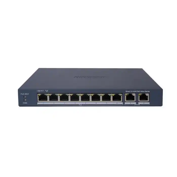 HIKVISION DS-3E1310P-EI/M 8XFE+2GE 60W POE SWITCH