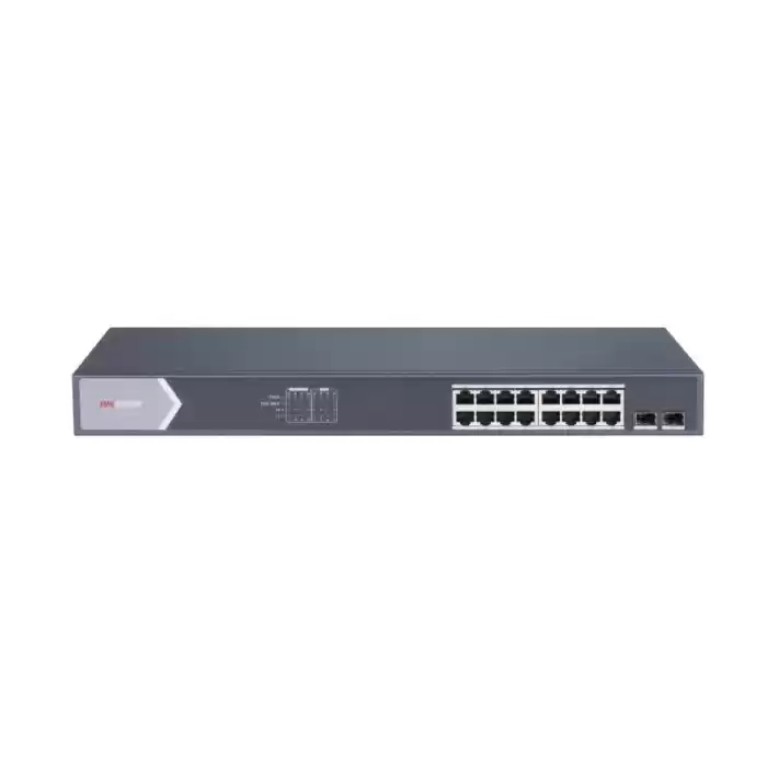 HIKVISION DS-3E1518P-SI 16XGE+2XGE/SFP 225W F.GİGABİT POE SWİTCH