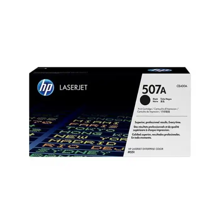 HP CE400A Black Toner Kartuş (507A)