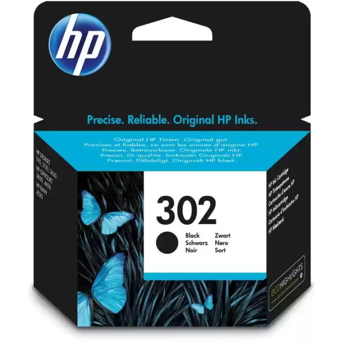 HP F6U66AE Black Mürekkep Kartuş (302)