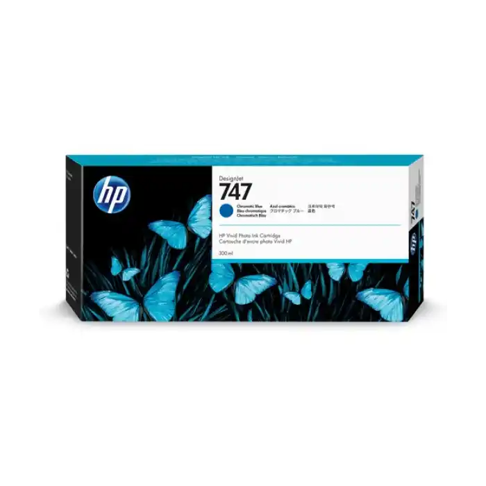 HP P2V81A Chromatic Blue Mürekkep Kartuş 300-ml (747)