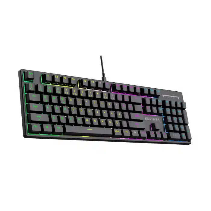 INCA IKG-440T Türkçe USB Empousa Blue Switch Mekanik Siyah Oyuncu Klavye
