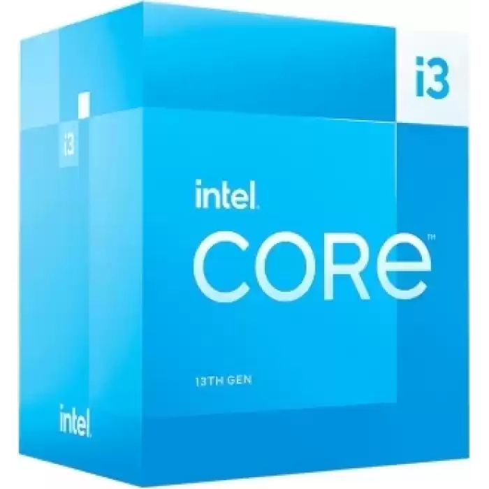 INTEL Raptor Lake i3-13100F VGAsız, Fansız 3.40GHz, 12MB 1700P Tray