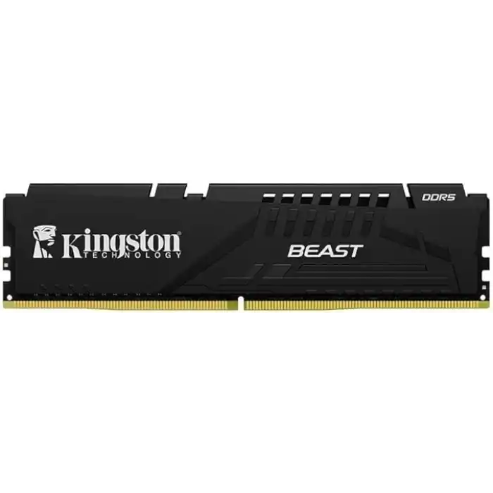 Kingston Beast Black8GB 5200 Mhz DDR5 CL36 DIMM KF552C36BBE-8TR Masaüstü PC Ram