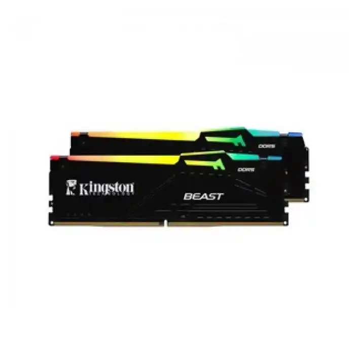 KINGSTON KF560C36BBEAK2-64TR 64GB (2x32) DDR5 6000MHz Beast RGB Expo PC Bellek