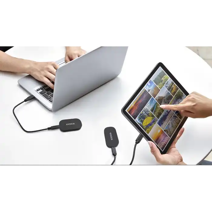 KIOXIA EXCERİA PLUS G2 LXD20K001TG8 1TB 1050/1000MB/s USB 3.2 GEN2 TYPE-C TAŞINABİLİR SSD DİSK