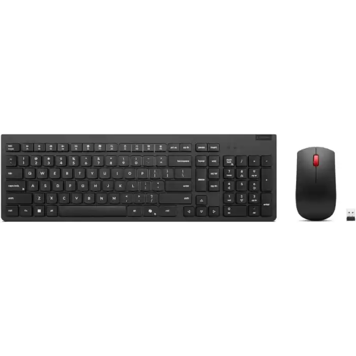 LENOVO 4X31N50744 Q Türkçe Kablosuz Siyah Essential Klavye + Mouse Seti