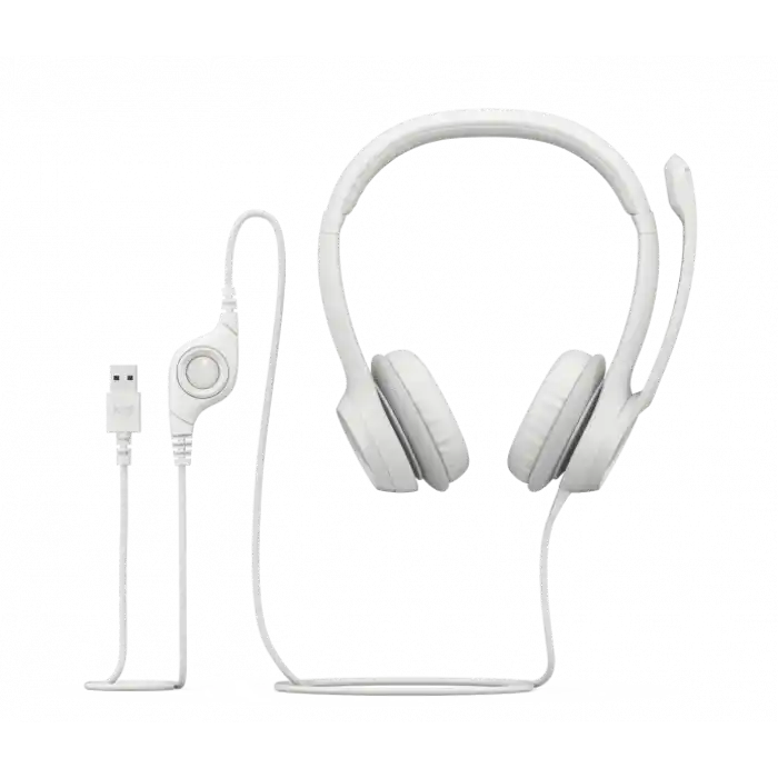 LOGITECH H390 MIKROFONLU BEYAZ KULAKLIK  981-00128