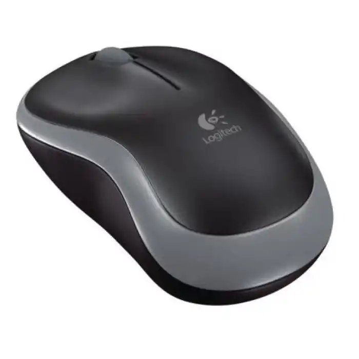 LOGITECH M185 Nano Alıcılı Kablosuz Siyah-Gri Mouse