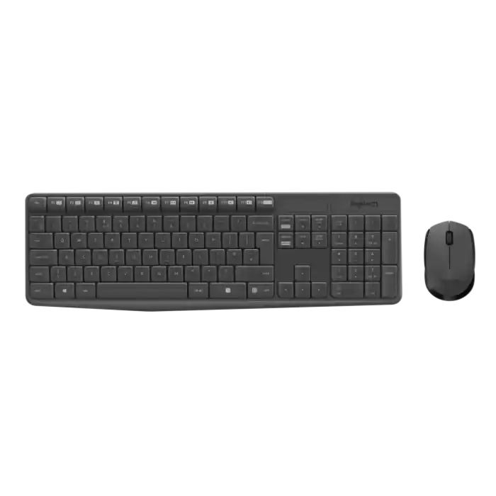 LOGITECH MK235 Kablosuz Klavye Mouse MM Set Siyah (920-007925)