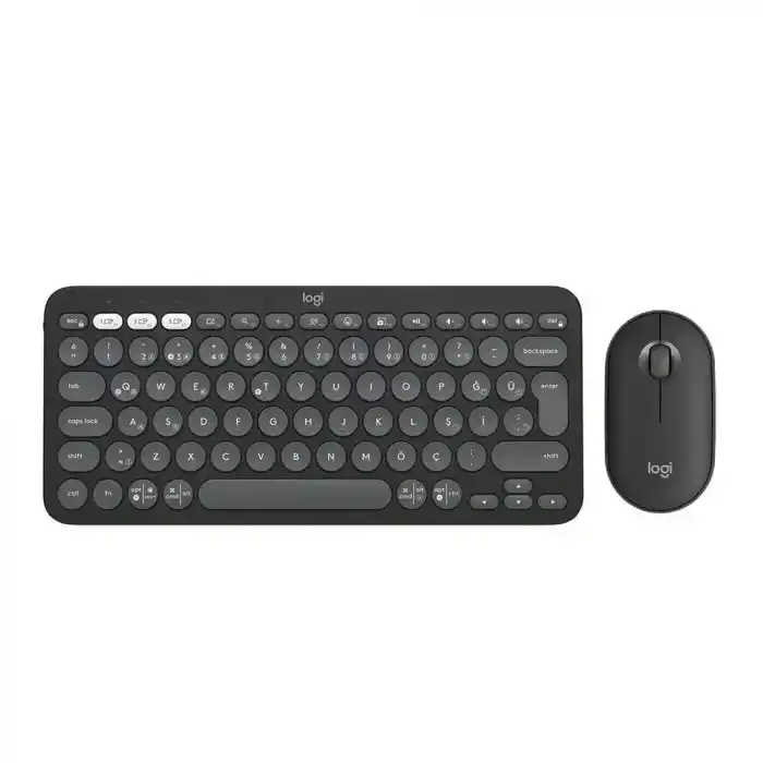 LOGITECH PEBBLE TÜRKÇE Q KLAVYE VE MOUSE 920-012245