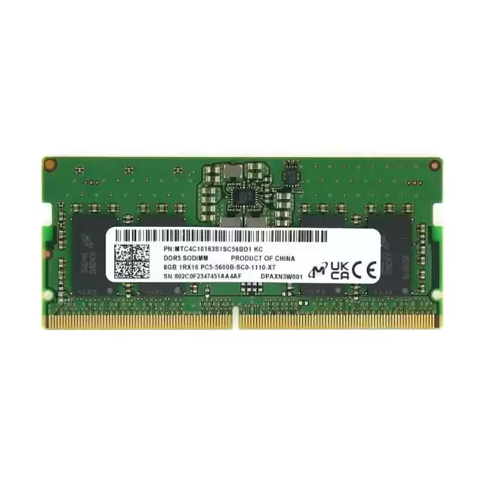MICRON 8GB DDR5 5600MHz Notebook Bellek