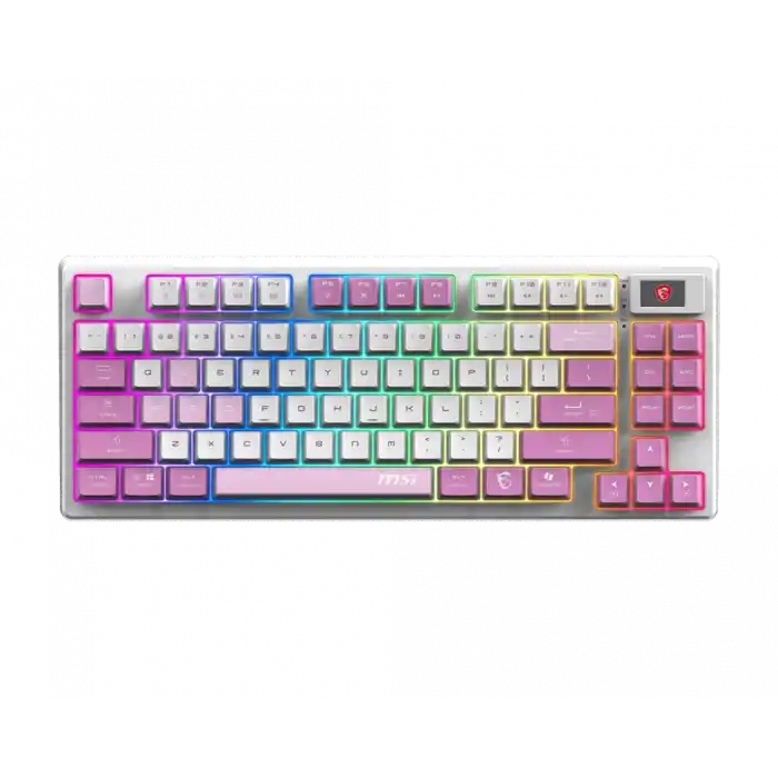 MSI FORGE GK600 TKL W VIOLET TR GAMING KLAVYE