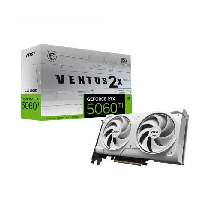 MSI GEFORCE RTX 5060TI 16G VENTUS 2X OC WHITE PLUS