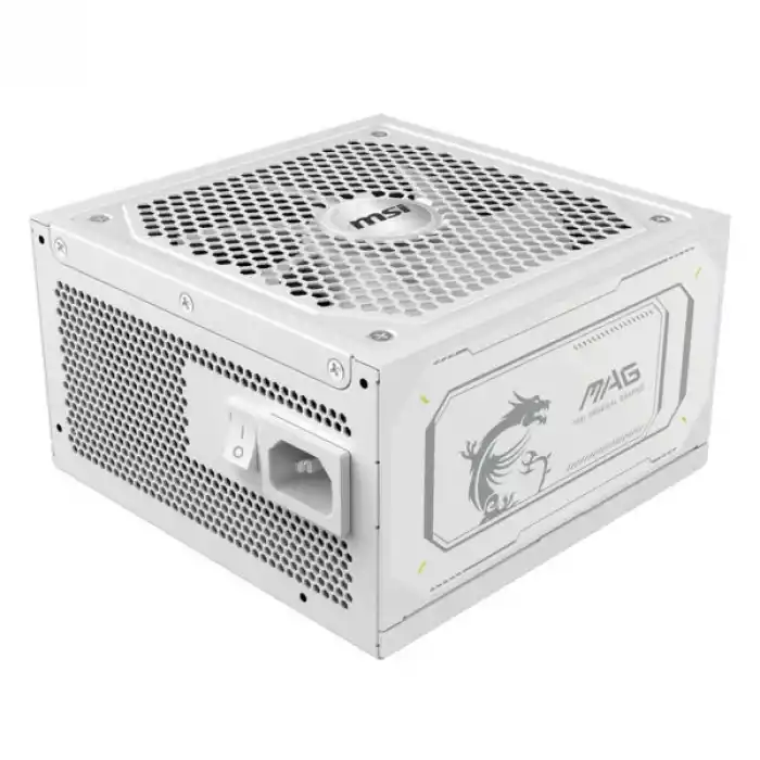 MSI MAG 1000GL PCIE5 WHITE 1000W 80+ GOLD POWER