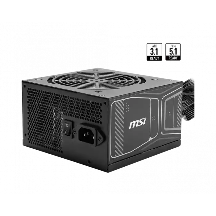 MSI MAG A850GN PCIE5 850W 80+ GOLD PSU NON-MODULAR