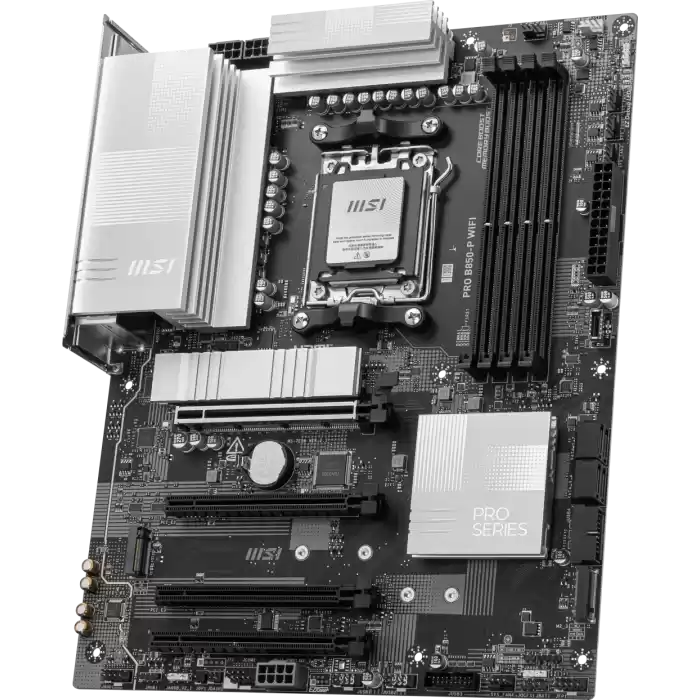 MSI MB PRO B850-P WIFI AM5 DDR5 8200MHZ(OC) HDMI 3x M.2 USB 10Gbs 5G LAN WI-FI 7 ATX