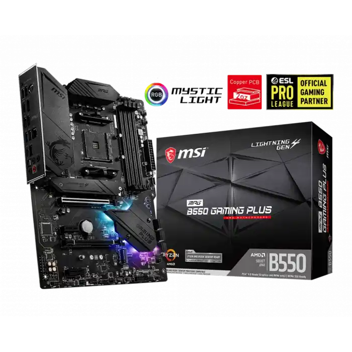 MSI MPG B550 GAMING PLUS DDR4 4400(OC)Mhz ATX AM4