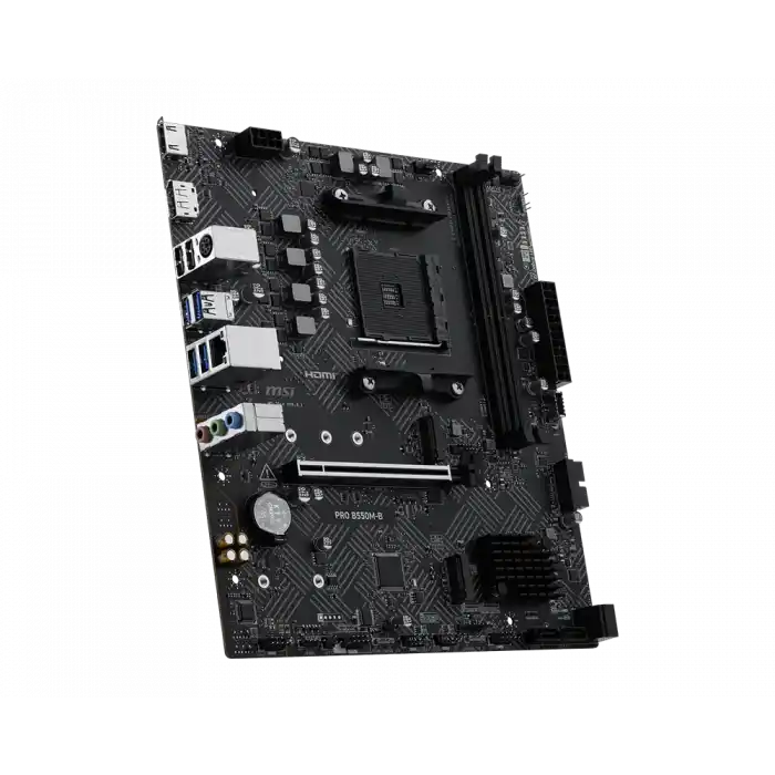 MSI PRO B550M-B AM4 DDR4 4600(OC) HDMI DP 2x M.2 USB 5Gbps mATX