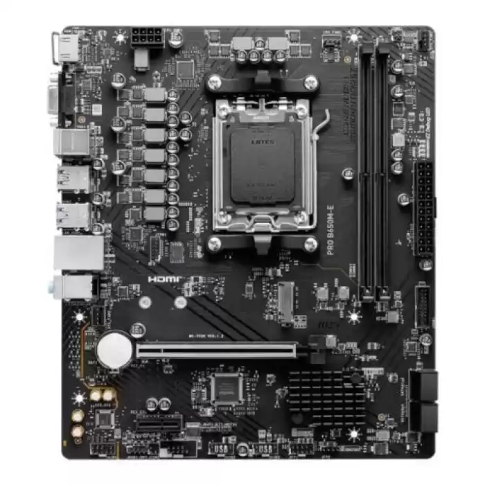 MSI PRO B650M-E DRR5 6800MHZ(OC) AM5 HDMI VGA mATX