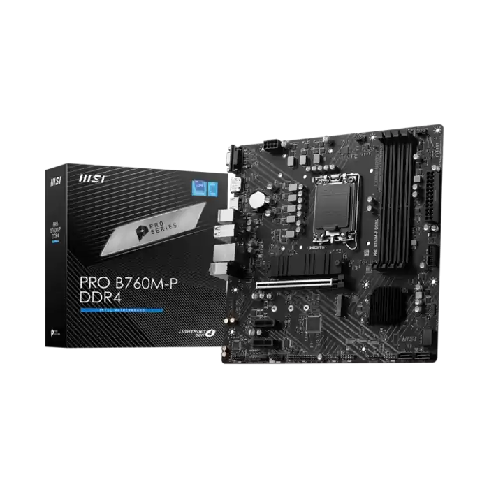 MSI PRO B760M-P DDR4 4800(OC) DDR4 HDMI DP M.2 ATX 1700p