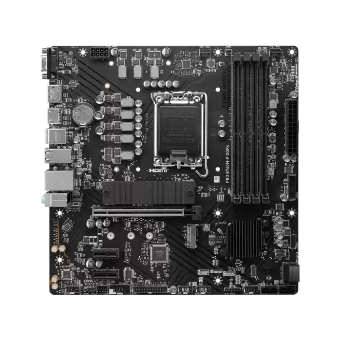 MSI PRO B760M-P DDR4 4800(OC) DDR4 HDMI DP M.2 ATX 1700p