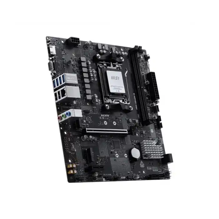 MSI PRO B840M-B AM5 DDR5 8000MHZ(OC) HDMI VGA 2X M.2 USB 5 GBS 2.5G LAN MATX