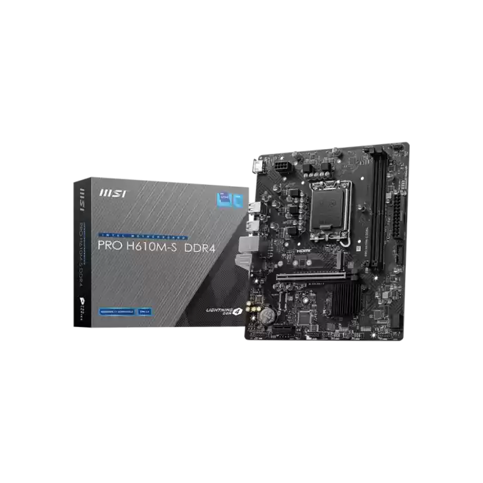 MSI PRO H610M-S DDR4 3200MHZ mATX 1700p