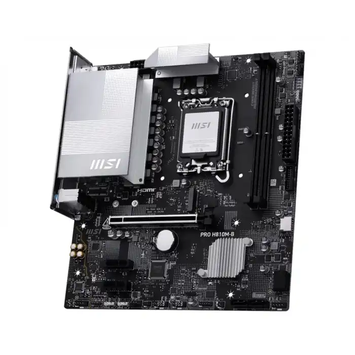MSI PRO H810M-B DDR5 6400MHz (OC) M.2 mATX 1851P