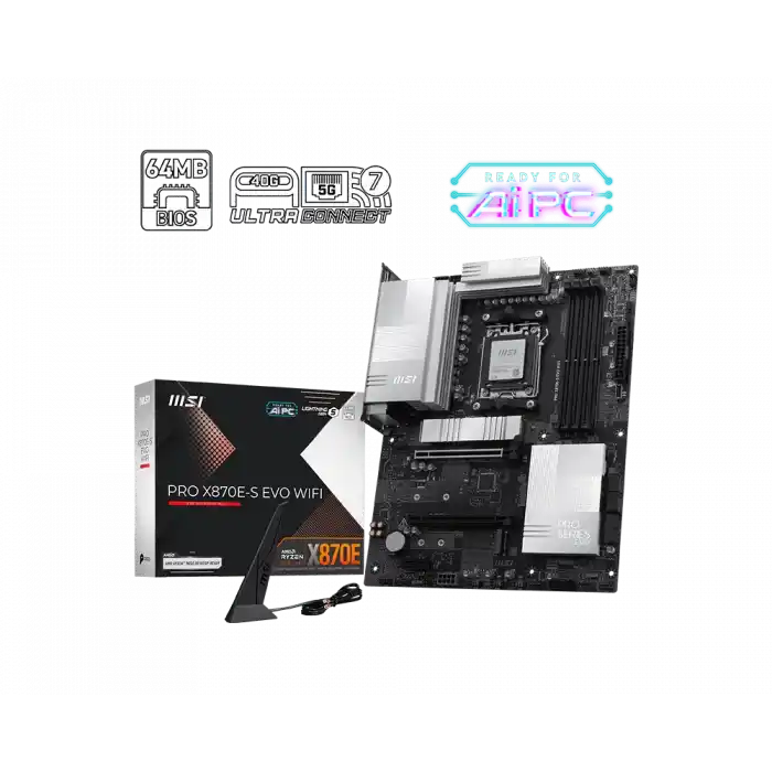 MSI PRO X870E-S EVO WIFI DDR5 AM5