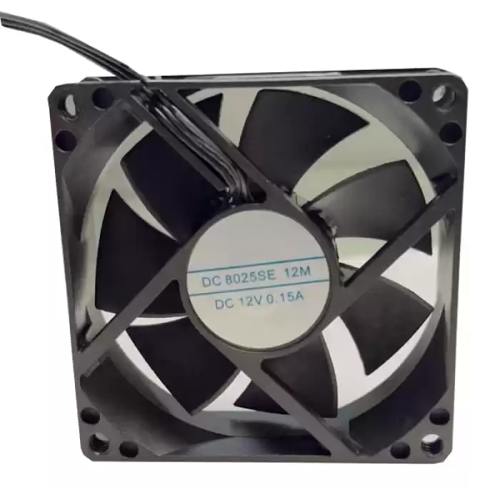 OEM 8025SE 8x8 cm Siyah Kasa Fanı