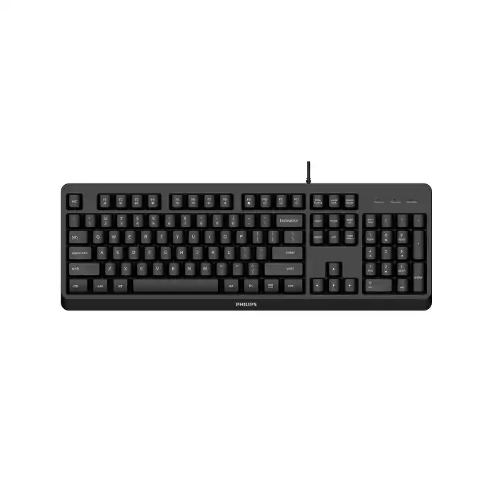 PHILIPS KABLOLU  KLAVYE SPK6207BLB SİYAH