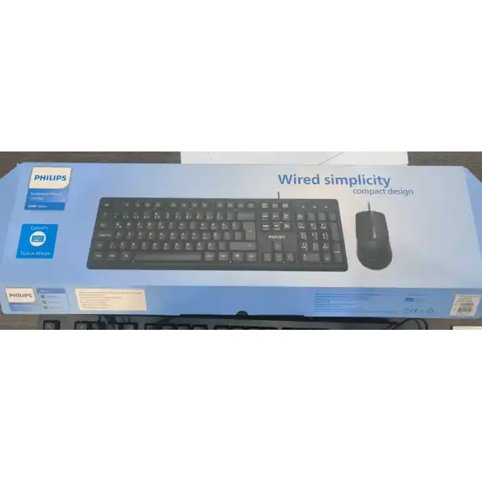 PHILIPS SPT6234 Q Türkçe USB Standart Klavye+ Mouse
