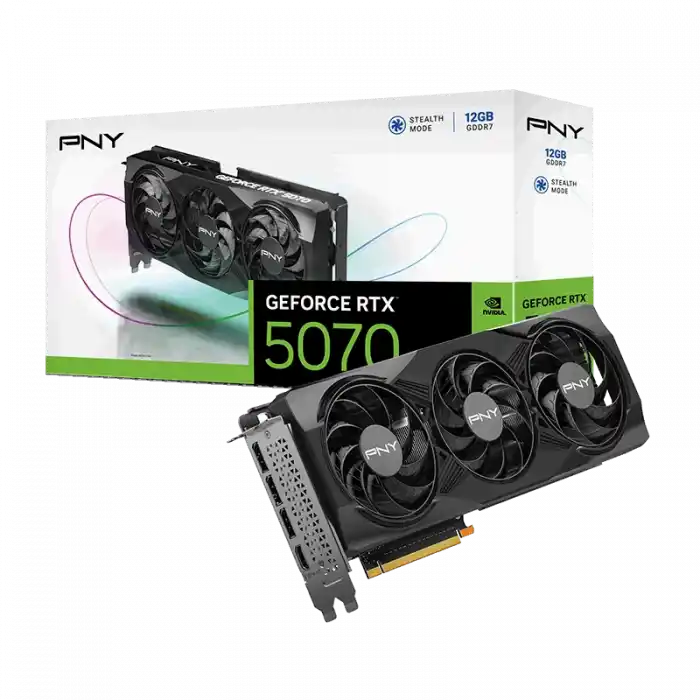 PNY RTX5070 12G GDDR7 192bit (VCG507012TFXPB1)