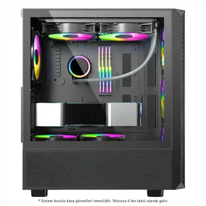 POWER BOOST JBST-PBP3602BB 850W 80+ Bronze Siyah Mid Tower ATX Kasa