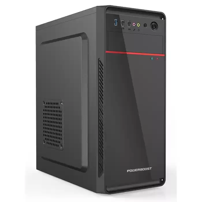 POWER BOOST VK-1626 350W Siyah Mid Tower ATX Kasa