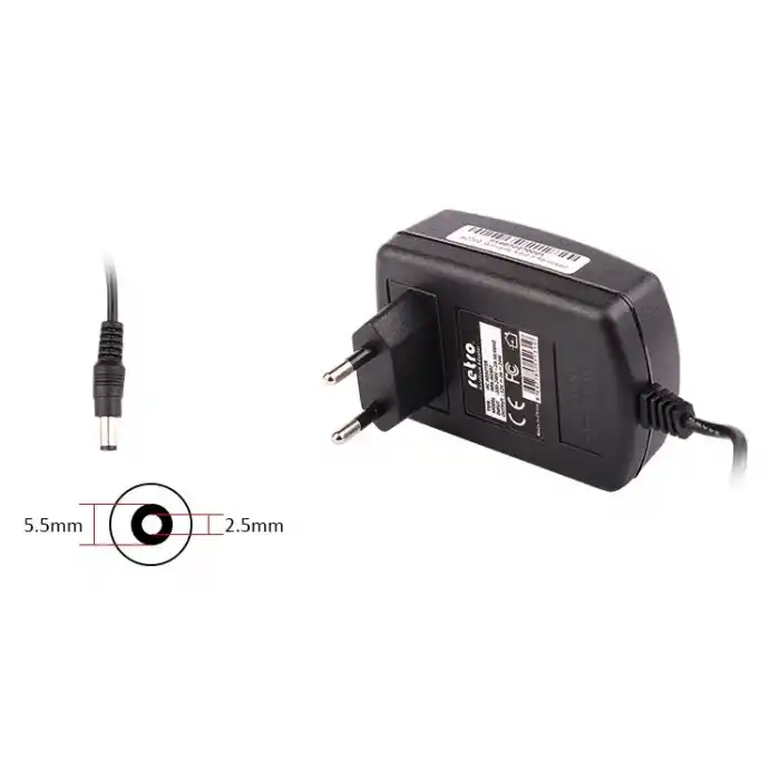 RETRO 12V 2A 24W External Hdd, Uydu Alıcı, Şerit Led Adaptörü