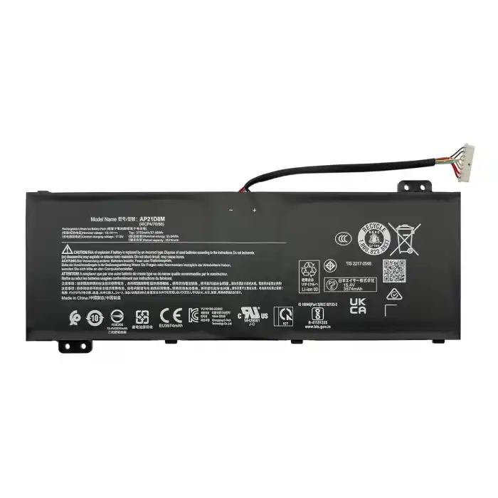 RETRO Acer AP21D8M Notebook Bataryası
