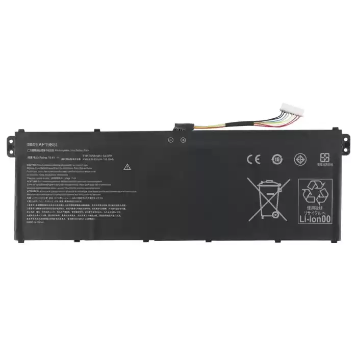 RETRO Acer Aspire AP19B5L 4-Cell Notebook Bataryası (52Wh)