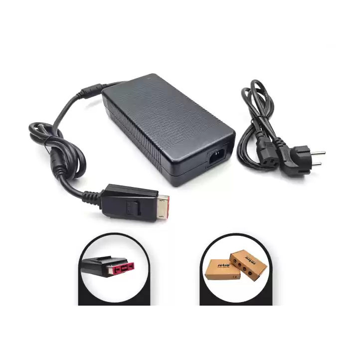 RETRO Asus 19.5V 16.9A 330W Dikdörtgen (USB Tip) 3 Pin Notebook Adaptör RPA-AC347