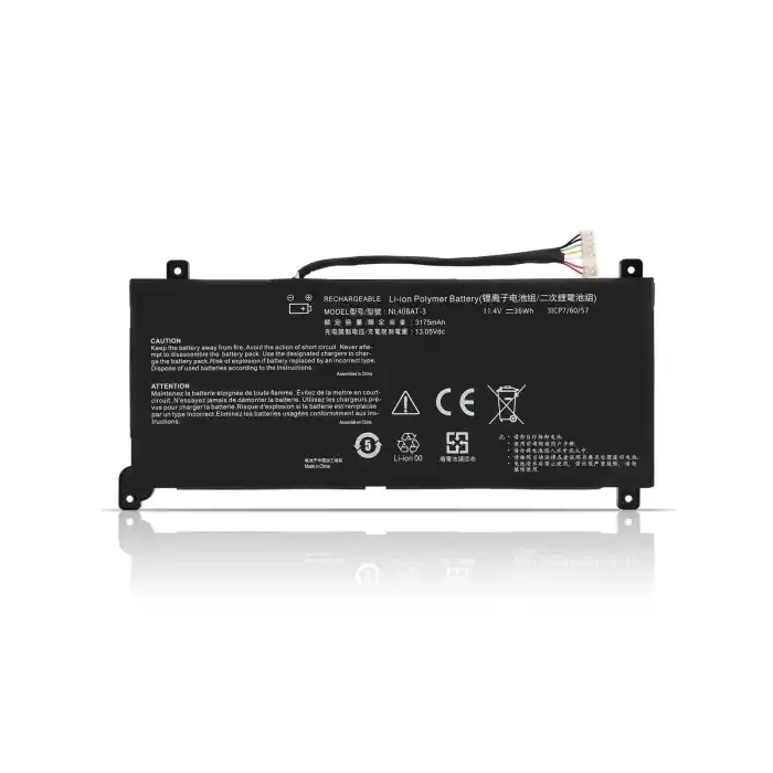 RETRO Clevo NL40BAT-3 Notebook Bataryası
