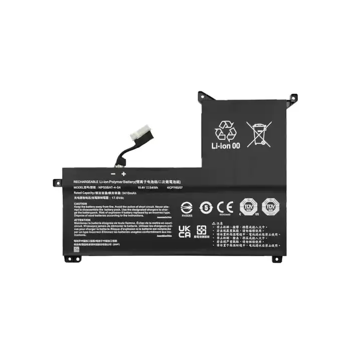 RETRO Clevo NP50BAT-4-54 Notebook Bataryası