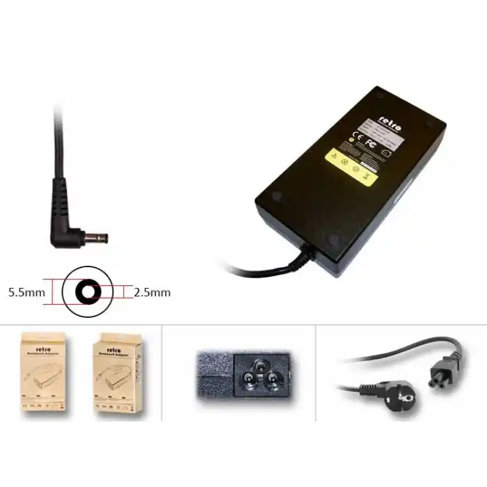 RETRO Delta-Liteon 19V 9.5A 180W Notebook Adaptör RNA-TS08