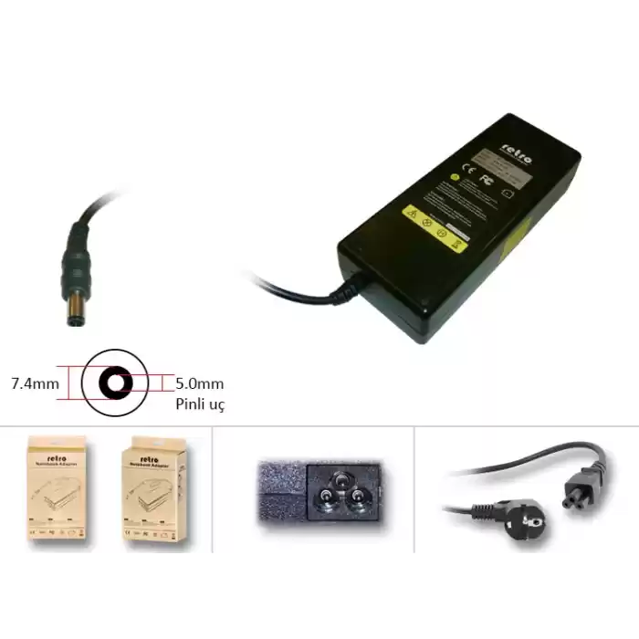 RETRO Hp Compaq 120W Pinli Uç Notebook Adaptör RNA-HC05