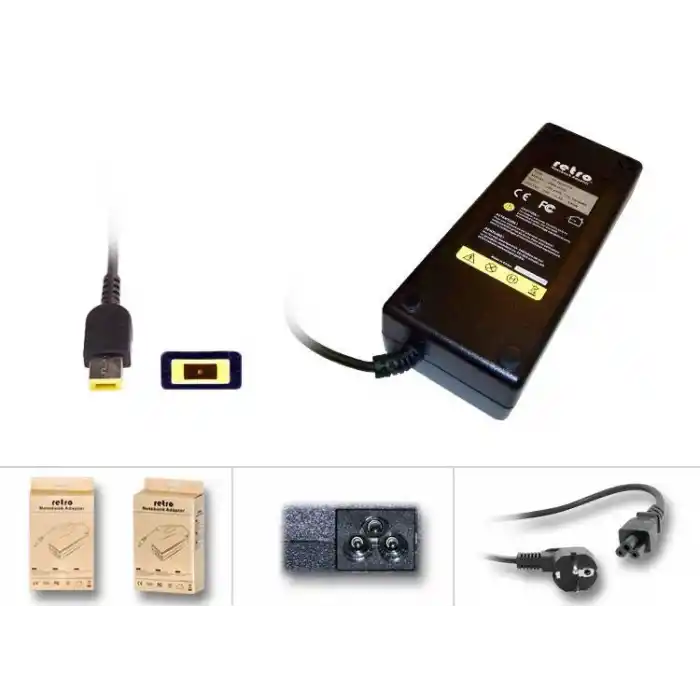 RETRO Lenovo 135W Dikdörtgen Pinli Uç (Usb Tip) Notebook Adaptör RNA-IB09