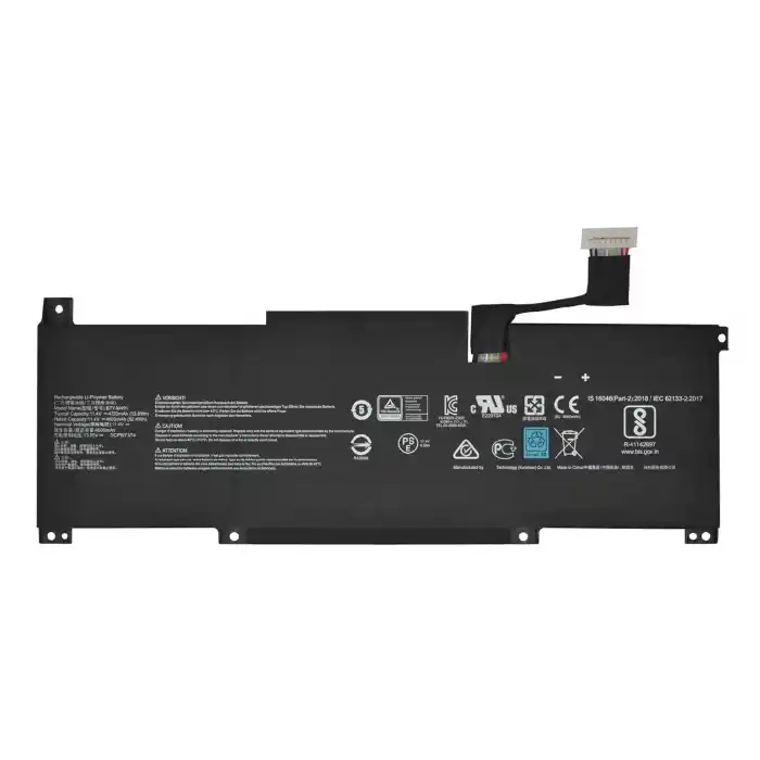 RETRO MSI BTY-M491 Notebook Bataryası - Ver.2 - Beyaz Soket - 10 Pin 8 Hat